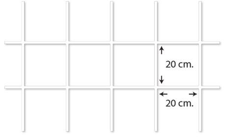 ตัวอย่างไวร์เมช Wiremesh ตา 20