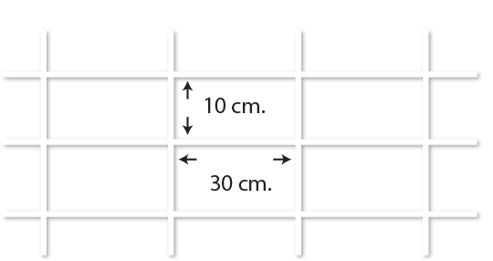 ตัวอย่างไวร์เมช Wiremesh ตา 10*30