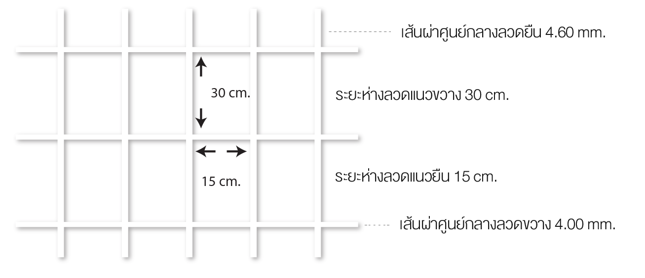 ตัวอย่างขนาดไวร์เมช แบรนด์ WMIMesh